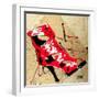 Red Strap Boot-Roderick E. Stevens-Framed Giclee Print