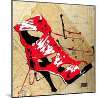 Red Strap Boot-Roderick E. Stevens-Mounted Giclee Print