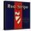 Red Stripe Brand - Sespe, California - Citrus Crate Label-Lantern Press-Stretched Canvas