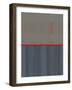 Red Stripe-NaxArt-Framed Art Print