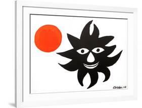 Red Sun-Alexander Calder-Framed Collectable Print