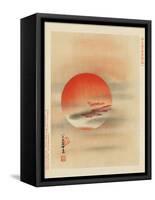 Red Sun-null-Framed Stretched Canvas