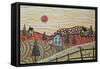 Red Sun-Karla Gerard-Framed Stretched Canvas