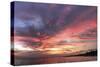 Red Sunset 1-Robert Goldwitz-Stretched Canvas