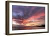 Red Sunset 1-Robert Goldwitz-Framed Giclee Print