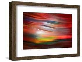 Red Sunset-Ursula Abresch-Framed Photographic Print