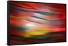 Red Sunset-Ursula Abresch-Framed Stretched Canvas