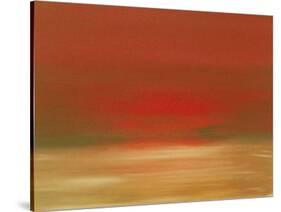 Red Sunset-Kenny Primmer-Stretched Canvas