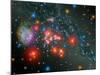 Red Super Giant Cluster-Stocktrek Images-Mounted Photographic Print