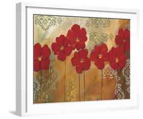 Red Symphony I-Lilian Scott-Framed Giclee Print