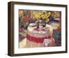 Red Table-Edward Noott-Framed Art Print