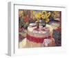 Red Table-Edward Noott-Framed Art Print