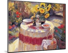 Red Table-Edward Noott-Mounted Art Print