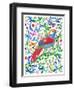 Red Tailed Laughing Thrush Artwork 600 Dpi Re Worked-Isabelle Brent-Framed Photographic Print