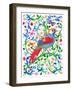 Red Tailed Laughing Thrush Artwork 600 Dpi Re Worked-Isabelle Brent-Framed Photographic Print