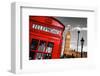 Red Telephone Big Ben London-null-Framed Art Print