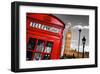 Red Telephone Big Ben London-null-Framed Art Print