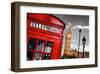 Red Telephone Big Ben London-null-Framed Art Print