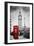 Red Telephone Booth and Big Ben in London, England, the Uk. People Walking in Rush. the Symbols of-Michal Bednarek-Framed Photographic Print