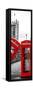 Red Telephone Booths - London - UK - England - United Kingdom - Europe - Door Poster-Philippe Hugonnard-Framed Stretched Canvas