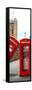 Red Telephone Booths - London - UK - England - United Kingdom - Europe - Door Poster-Philippe Hugonnard-Framed Stretched Canvas