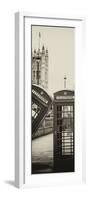 Red Telephone Booths - London - UK - England - United Kingdom - Europe - Door Poster-Philippe Hugonnard-Framed Photographic Print