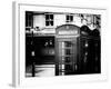 Red Telephone Booths - London - UK - England - United Kingdom - Europe - Old Black and White-Philippe Hugonnard-Framed Photographic Print