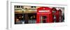 Red Telephone Booths - London - UK - England - United Kingdom - Europe - Panoramic Photography-Philippe Hugonnard-Framed Photographic Print