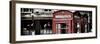 Red Telephone Booths - London - UK - England - United Kingdom - Europe - Panoramic Photography-Philippe Hugonnard-Framed Photographic Print