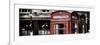 Red Telephone Booths - London - UK - England - United Kingdom - Europe - Panoramic Photography-Philippe Hugonnard-Framed Photographic Print