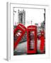 Red Telephone Booths - London - UK - England - United Kingdom - Europe-Philippe Hugonnard-Framed Photographic Print