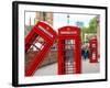 Red Telephone Booths - London - UK - England - United Kingdom - Europe-Philippe Hugonnard-Framed Photographic Print