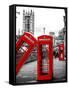 Red Telephone Booths - London - UK - England - United Kingdom - Europe-Philippe Hugonnard-Framed Stretched Canvas