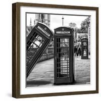 Red Telephone Booths - London - UK - England - United Kingdom - Europe-Philippe Hugonnard-Framed Photographic Print