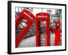 Red Telephone Booths - London - UK - England - United Kingdom - Europe-Philippe Hugonnard-Framed Photographic Print