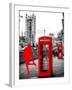 Red Telephone Booths - London - UK - England - United Kingdom - Europe-Philippe Hugonnard-Framed Photographic Print