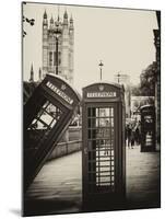 Red Telephone Booths - London - UK - England - United Kingdom - Europe-Philippe Hugonnard-Mounted Photographic Print