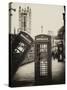 Red Telephone Booths - London - UK - England - United Kingdom - Europe-Philippe Hugonnard-Stretched Canvas