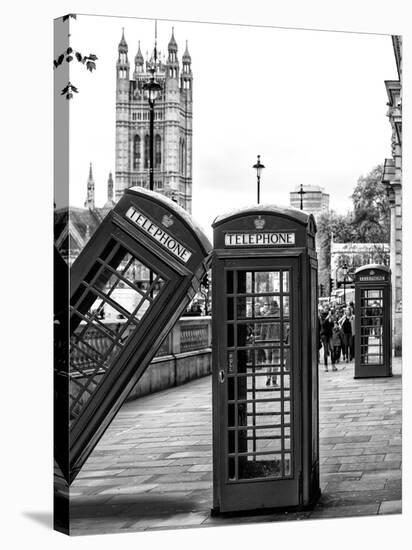 Red Telephone Booths - London - UK - England - United Kingdom - Europe-Philippe Hugonnard-Stretched Canvas