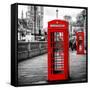 Red Telephone Booths - London - UK - England - United Kingdom - Europe-Philippe Hugonnard-Framed Stretched Canvas