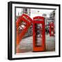 Red Telephone Booths - London - UK - England - United Kingdom - Europe-Philippe Hugonnard-Framed Photographic Print