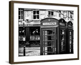 Red Telephone Booths - London - UK - England - United Kingdom - Europe-Philippe Hugonnard-Framed Photographic Print