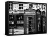 Red Telephone Booths - London - UK - England - United Kingdom - Europe-Philippe Hugonnard-Framed Stretched Canvas