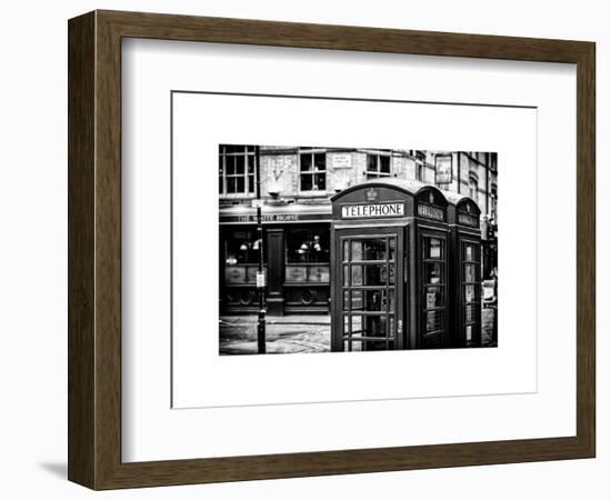 Red Telephone Booths - London - UK - England - United Kingdom - Europe-Philippe Hugonnard-Framed Art Print