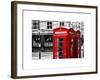 Red Telephone Booths - London - UK - England - United Kingdom - Europe-Philippe Hugonnard-Framed Art Print