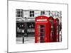 Red Telephone Booths - London - UK - England - United Kingdom - Europe-Philippe Hugonnard-Mounted Art Print