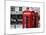 Red Telephone Booths - London - UK - England - United Kingdom - Europe-Philippe Hugonnard-Mounted Art Print