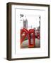 Red Telephone Booths - London - UK - England - United Kingdom - Europe-Philippe Hugonnard-Framed Art Print