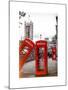 Red Telephone Booths - London - UK - England - United Kingdom - Europe-Philippe Hugonnard-Mounted Art Print