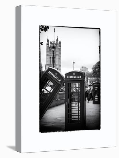 Red Telephone Booths - London - UK - England - United Kingdom - Europe-Philippe Hugonnard-Stretched Canvas